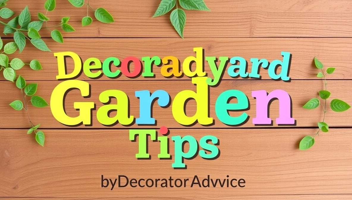 decoradyard garden tips by decoratoradvice