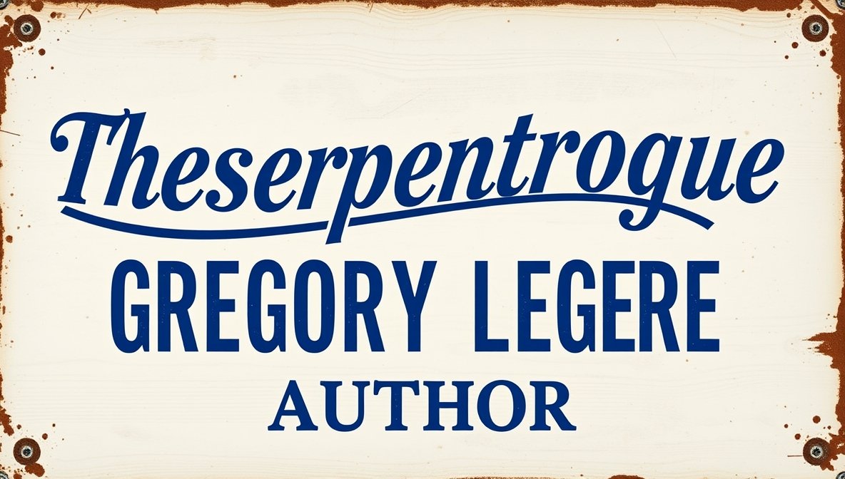 theserpentrogue gregory legere author