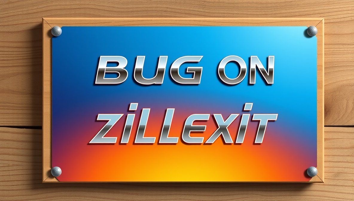 bug on zillexit