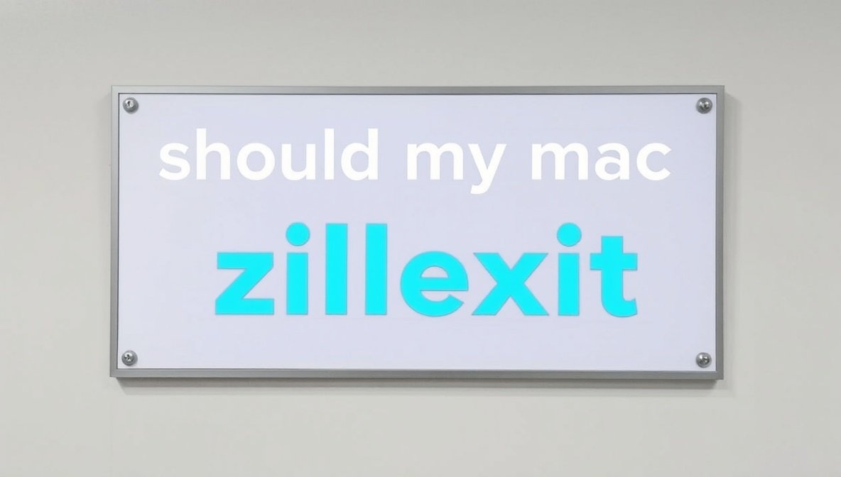 should my mac be on zillexit update